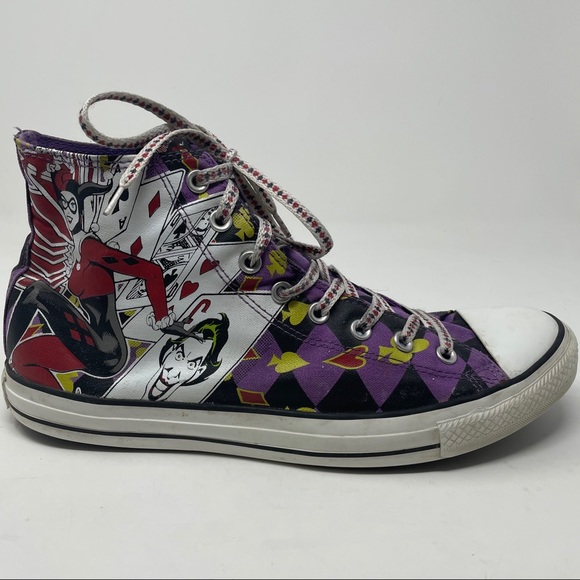 CONVERSE Harley Quinn High Top Sneakers 12